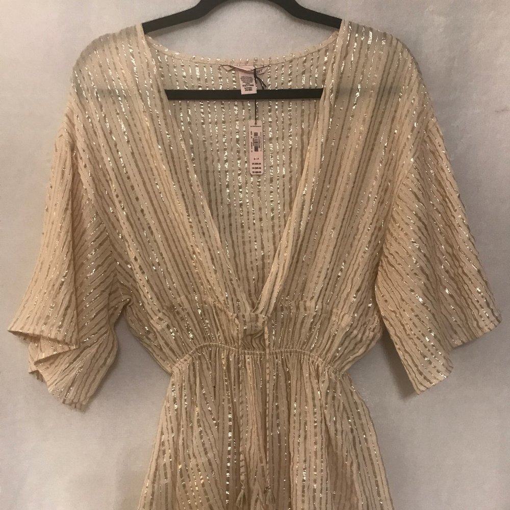 Victoria's Secret Shine Stripe Romper